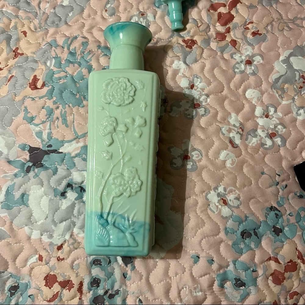 Vintage Jadite liquor bottle